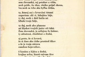 Protipovstalecká báseň Karola Strmeňa v Slovenských pohľadoch.