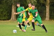 Záber zo stretnutia Strekov - Andovce 9:1.