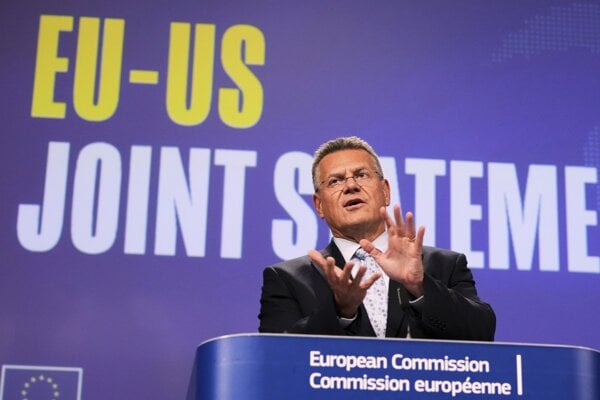 Eurokomisár pre obchod Maroš Šefčovič.