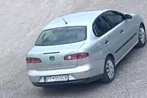 Auto, na ktorom odišiel.