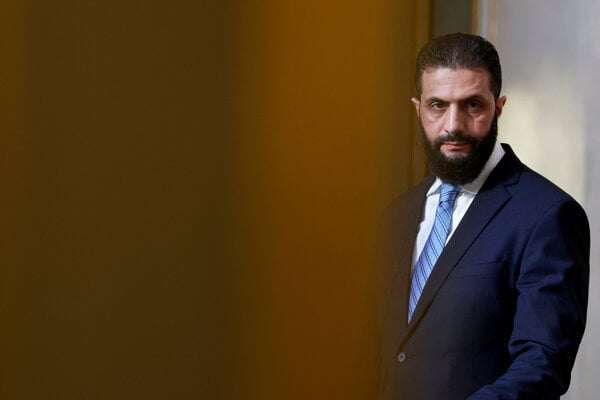 Dočasný sýrsky prezident Ahmad Šara.