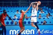 Momentka zo zápasu Česko - Portugalsko (ME v basketbale 2025)