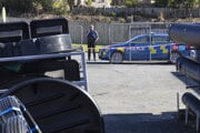 Polícia na mieste činu.