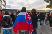 Protest v Považskej Bystrici.