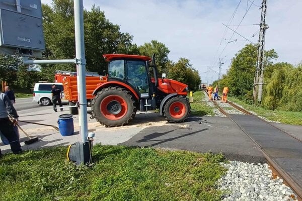 Na mieste udalosti v Kalnej nad Hronom.