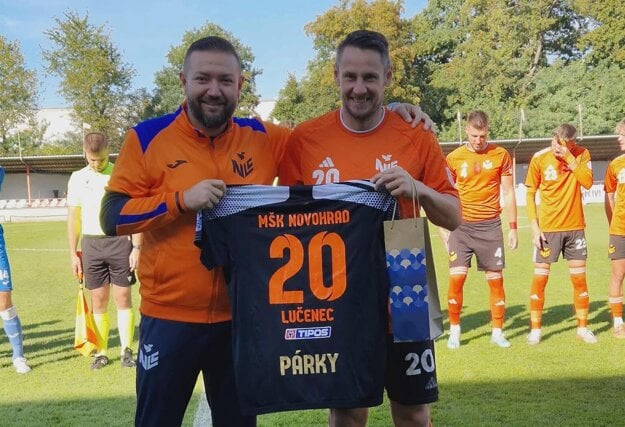 Andrej Pipíška odohral trojstý zápas v drese Lučenca. (zdroj: FB klubu)