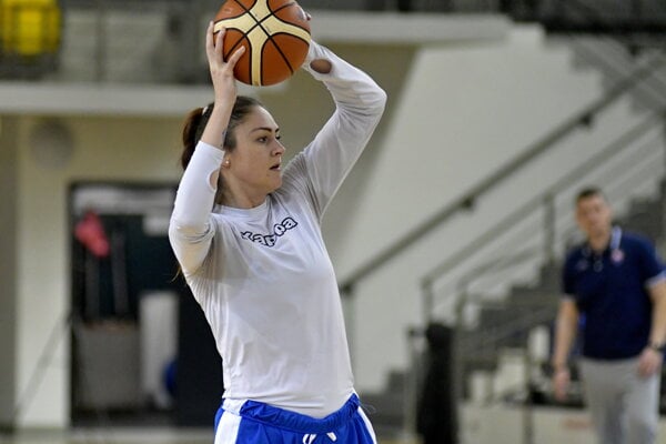 Regina Palušná počas reprezentačného zrazu v roku 2019.