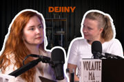 Agáta Šústová Drelová s Alenou Sabuchovou v podcaste Dejiny.