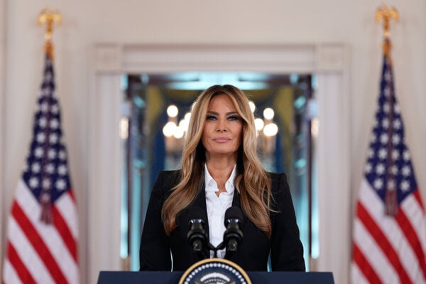 Prvá dáma Spojených štátov Melania Trump.