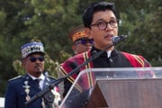 Madagaskarský prezident Andry Rajoelina.