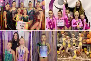 Moderné gymnastky ŠK ŠOG Nitra odštartovali súťažnú sezónu. 