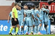 Futbalisti ŠK Slovan Bratislava.