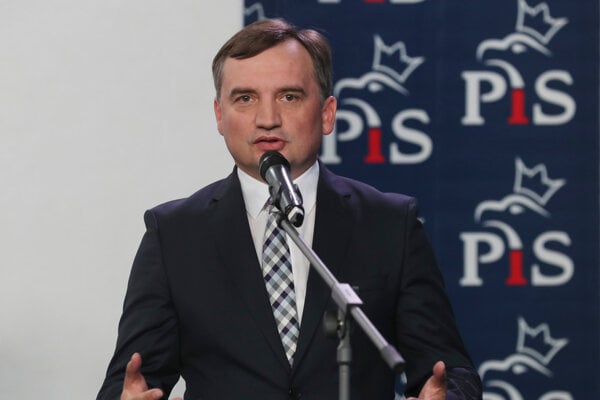 Bývalý minister spravodlivosti Zbigniew Ziobro.