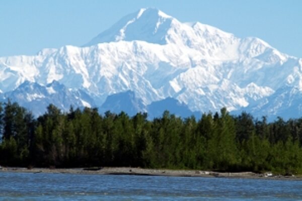 Mt. McKinley, najvyššie hora Severnej Ameriky.