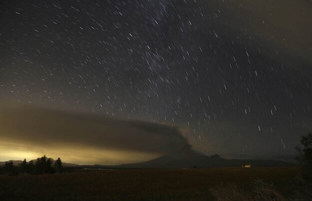 Sopka Cotopaxi v Ekvádore