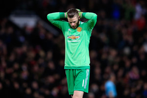 Brankár David de Gea.