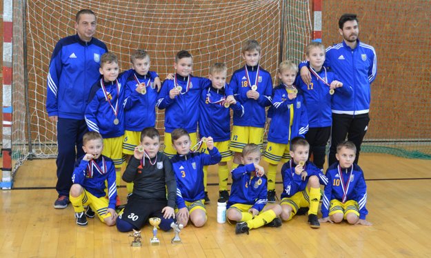 Michalovské družstvo U9.