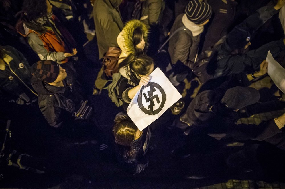 7. marec 2016. Protest po parlamentných voľbách.