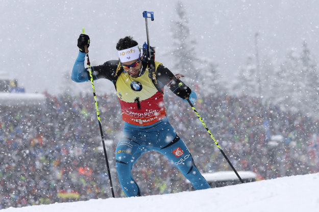 Martin Fourcade predviedol ďalší skvelý výkon.