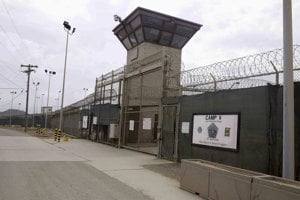 Americká väznica Guantánamo na Kube.
