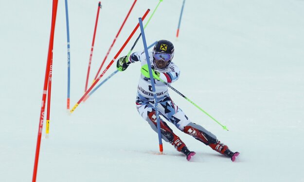 Marcel Hirscher predviedol v druhom kole fantastickú jazdu.