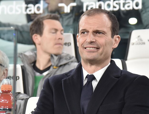 Massimilliano Allegri bol po zápase spokojný.