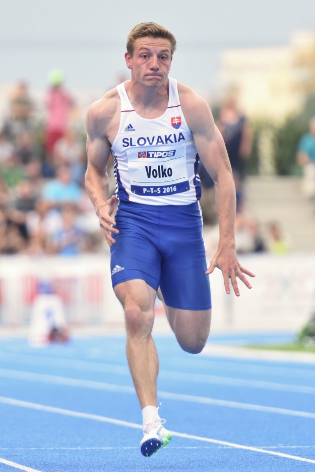 Šprintér Ján Volko sa predstavil na mítingu P-T-S aj vlani.