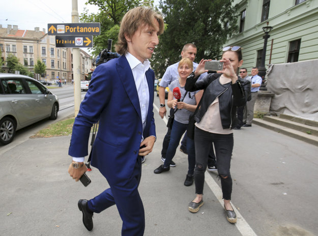 Ako svedok už v utorok vypovedal hráč Realu Madrid Luka Modrič.