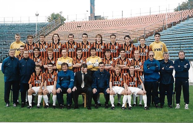 Tím 1.FC Košice, ktorý v ročníku 1996/97 získal titul majstra a postúpil do Ligy majstrov.