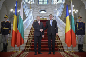 Rumen Radev (vľavo) a Klaus Iohannis.