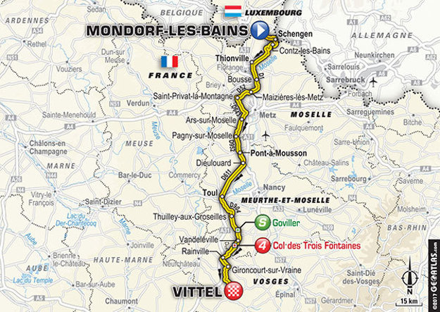 Štvrtá etapa Tour de France 2017.