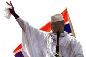 Gambijský prezident Yahya Jammeh.