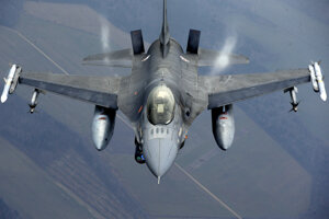 Stíhačka F-16 v silách NATO.