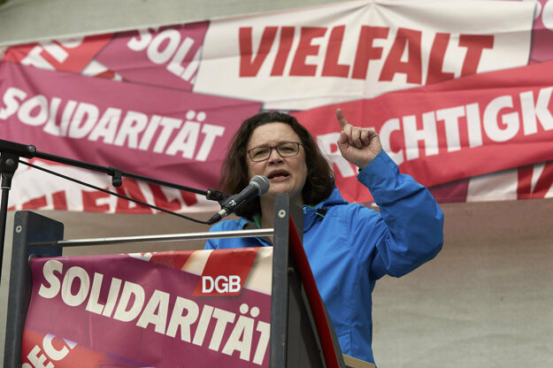 Šéfka sociálnych demokratov Andrea Nahles.