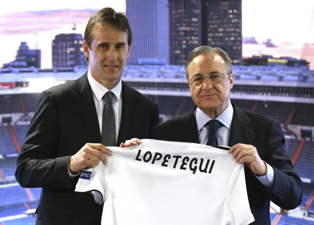 Julen Lopetegui (vľavo), nový tréner Realu Madrid.