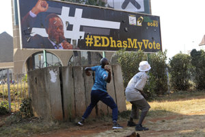 Po voľbách vypukli v Zimbabwe protesty.