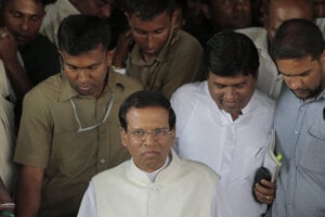 Prezident Srí Lanky Maithripala Sirisena.