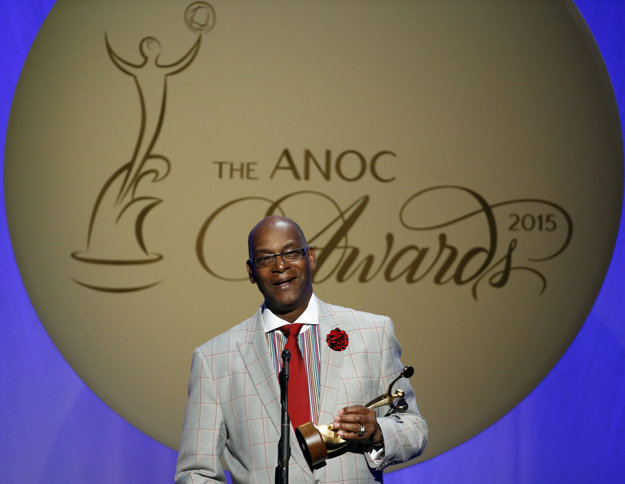 Bob Beamon na snímke z roku 2015.