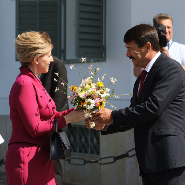 Zuzana Čaputová a János Áder.