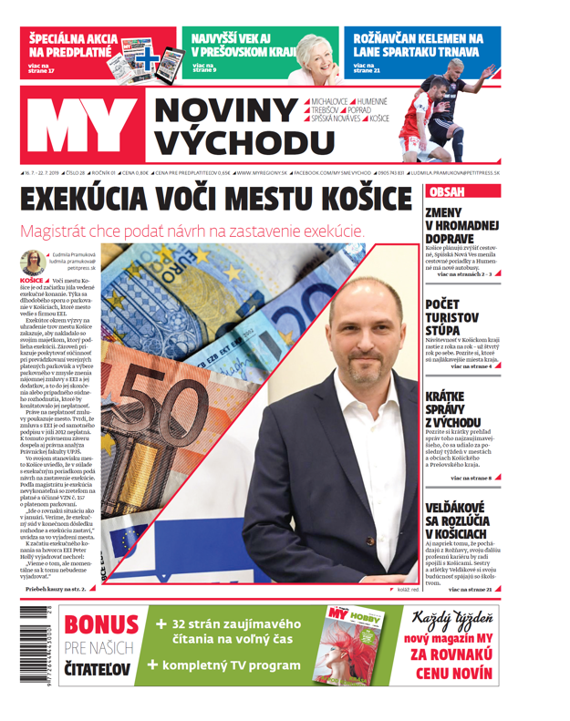Aktuálne číslo je v predaji do pondelka 22. júla.