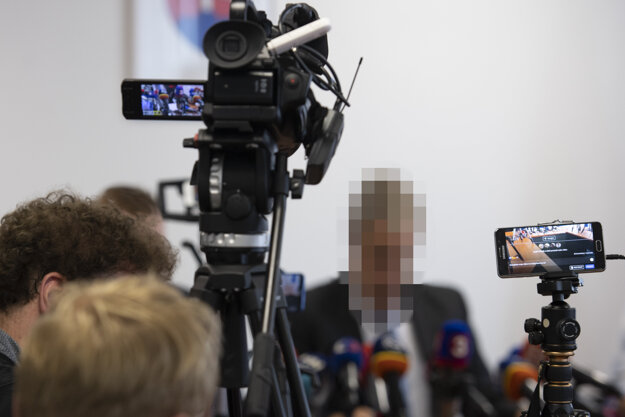 Tlačová konferencia Úradu špeciálnej prokuratúry v Pezinku k vyšetrovaniu vraždy novinára Jána Kuciaka a jeho snúbenice Martiny Kušnírovej na Špecializovanom trestnom súde.