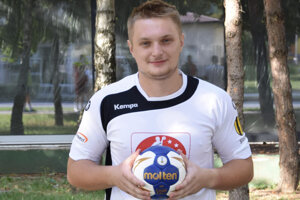 Topoľčiansky hádzanár Peter Valko.
