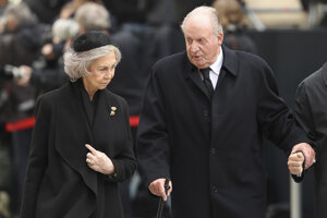 Bývalý španielsky kráľ Juan carlos I. a bývalá španielska kráľovná Sofia.