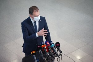 Premiér Igor Matovič. 