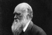 Charles Darwin. Portrét z roku 1868.