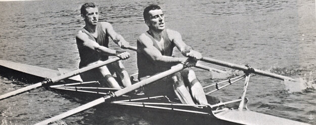 Dvojskif Schmidt-Kozák olympijskí víťazi z roku 1960 v Ríme.