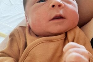 Mia Sláviková (3180 g, 50 cm) sa narodila 24.5.2024 Martine a Milanovi z Považskej Bystrice.