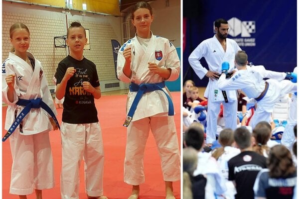 Zľava Barbora Bariaková, Michal Gašperík a Dominika Kemenyíková.