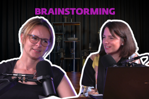 Neurovedkyňa Dominika Fričová a vedecká novinárka Denisa Prokopčáková v podcaste Brainstorming.