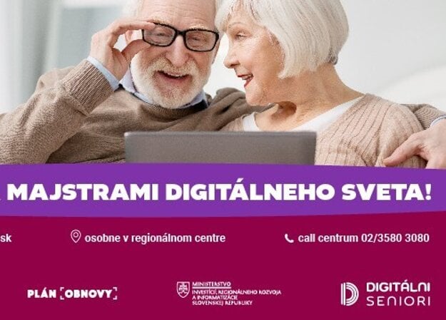 Takto rezort propaguje svoj digitálny projekt pre seniorov.  (zdroj: MIRRI)